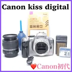 ❤️初心者人気❤️Canon kiss digital キャノン シルバー 良品のサムネイル