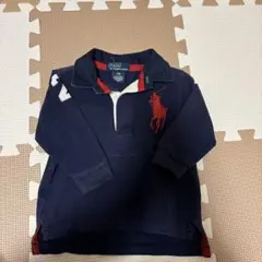 Polo by Ralph Lauren ラガーシャツ ネイビー 12M