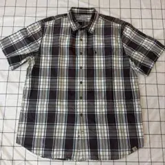 【週末値下げ】古着 Carhartt カーハート チェックシャツ ブラウン 茶色のサムネイル