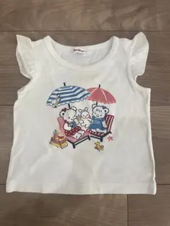 ファミリア　夏フリルTシャツ　女の子80