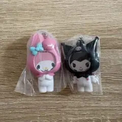 サンリオキャラクターズ フォトフレームマスコット クロミ / マイメロディ