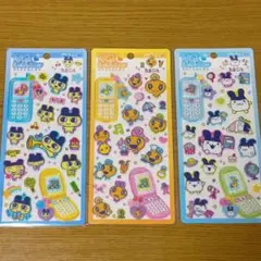 平成はっぴーフォンステッカー たまごっち まめっち めめっち みみっち