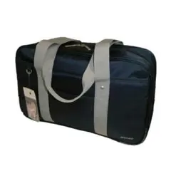 NICE CLAUP スクールバッグ NC377 ネイビー×グレー