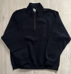 GUジーユー ヘビーウェイトスウェットハーフジッププルオーバー