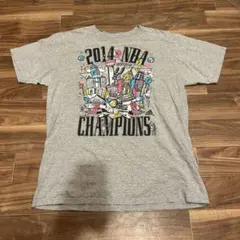 adidas NBA スパーズ 2014 優勝記念 Tシャツ L アメカジ 古着