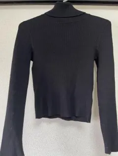 黒 タートルネック Sサイズ シンプル あったか ベーシック 着回し◎