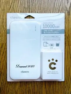cheero Bloom 10000mAh モバイルバッテリー PSEマーク有りのサムネイル