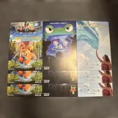 ディズニー　私がビーバーになる時　トイストーリー　モアナ ポストカード 3枚