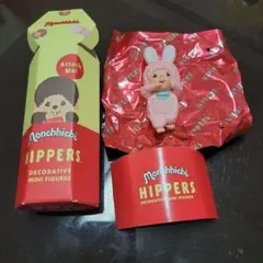 Monchhichi HIPPERS モンチッチ　ピンクウサギ　Chimutan