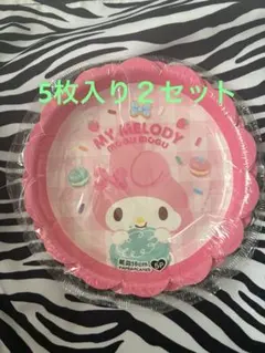 산리오 마이멜로디 紙皿 5枚入り2セット