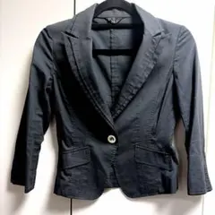 CECILMcBEE ブラック　サマージャケット