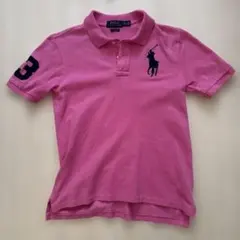 ビックポニー　ラルフローレン　ポロシャツ　ピンク　swag y2k 平成