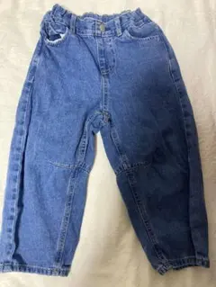 GU デニム　パンツ 110サイズ　バレルレッグ