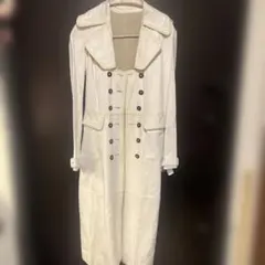 L'AUBE BLANC Double-breasted Wool coat - メルカリ