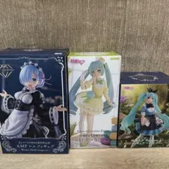 初音ミクAMPフィギュア　セット売り3点