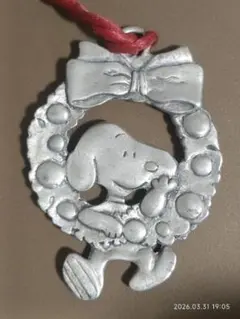 希少 スヌーピー シーガルピューター 栞 オーナメント カナダ製 ヴィンテージ