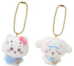 サンリオ シークレットフロッキーマスコットチャーム ハチワレ ちいかわ