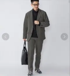 SHIPS ダウンファブリック ピケ 2ボタン ジャケット ¥27,940