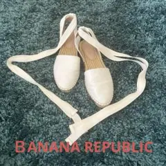 ♡美品♡Banana Republic エスパドリーユ サンダル ホワイトのサムネイル