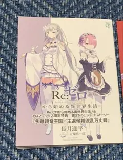 リゼロ Re:ゼロから始める異世界生活 46 メロンブックス限定特典 小冊子