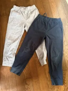 UNIQLO キッズ ウルトラストレッチジョガーパンツ 2点セット 130cm
