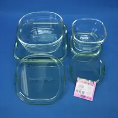 iwaki パック＆レンジ 耐熱ガラス保存容器 4点セットのサムネイル