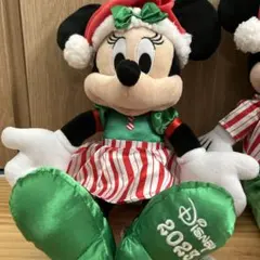 クリスマスディズニーミッキー＆ミニーぬいぐるみ