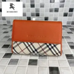 て　新品未使用　バーバリー　財布　三つ折り バーバリー BURBERRY 財布 三つ折り財布 折りたたみ財布 小銭