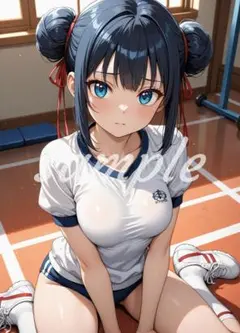 q-6[4K 高画質] A4 ポスター 美少女 美女 かわいい イラスト お尻