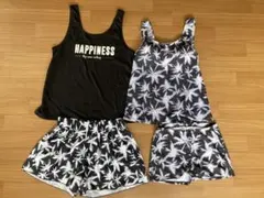 セパレート水着　体型カバー　4点セット　タンキニ　服みたいな水着　中古