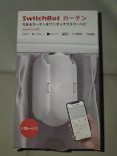 2個セットSwitchBot カーテン U型レール2Alexa Google - メルカリ