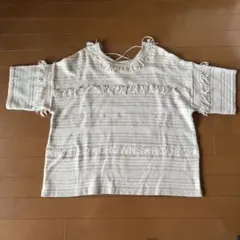 フリンジ ニット