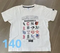 MLB Tシャツ　140 白　ホワイト　半袖