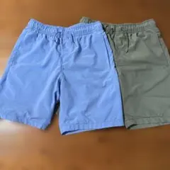 GapFit ハーフパンツ XL オリーブグリーン・ライトブルー ２枚セット
