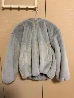 GLOBAL WORK キッズ ファーブルゾン 140 ブルー