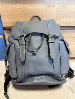 COACH グレー レザー バックパックのサムネイル