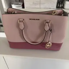 MICHAEL KORS ピンク ワイン ハンドバッグ