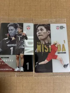 男子バレー日本代表 ツインウエハース 西田有志 SP 古舘春一