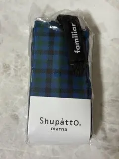 ✨新品未使用✨ファミリア シュパット エコバッグ ミニマル M 青系チェック