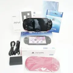 【美品】PSVITA PCH-2000 ZA15 ピンク ブラック 箱 説明書
