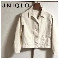 値下げ！！　ユニクロ　UNIQLO 生成色　ジャケット　カジュアル　サイズS