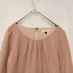 ひざ丈ワンピース 　 ピンク 　サイズ1　PROPORTION