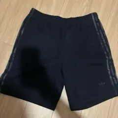 adidas スウェット　ハーフパンツ　ブラック　2 XL 未使用品