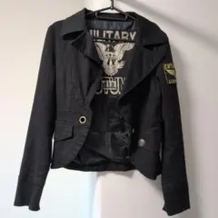d.i.a. ミリタリージャケット ブラックのサムネイル