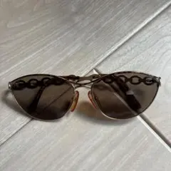 Christian Dior ブラウン キャットアイ サングラス