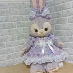 リーナベル ステラルー ハンドメイド コスチューム ❁ラベンダーのお花柄 ワンピ