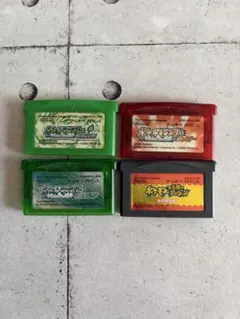 ポケットモンスター GBAソフト 4本セット
