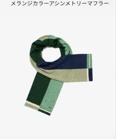 【新品】LACOSTE メランジカラーアシンメトリーマフラーのサムネイル