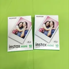 FUJIFILM instax mini チェキ用フィルム 2パック