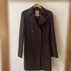 MK ミッシェル クラン　ブラウン　ウールコート